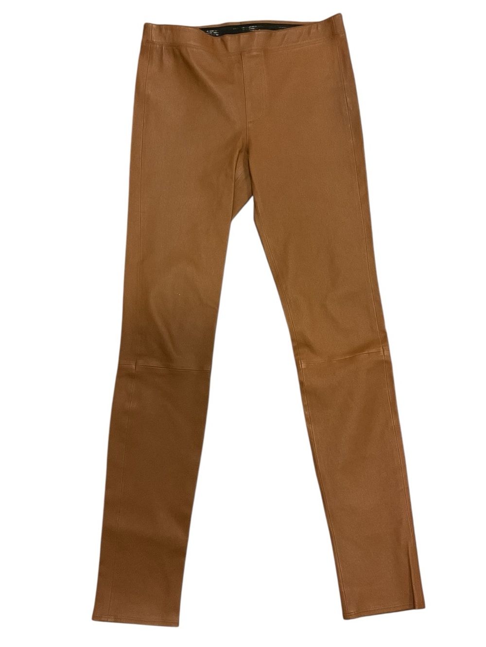 Helmut Lang Woman’s Brown Lamb Leather Skinny Pants